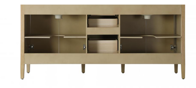 (AS) Blakely 72" Vanity in Linen Oak - Vanity Top is Cracked