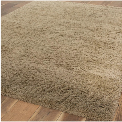 Thomasville Oatmeal Patina Luxury Shag Rug - 5ft 3in X 7ft 5in