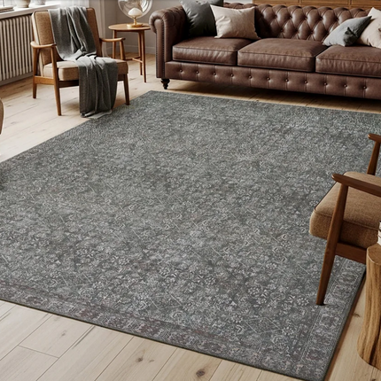 VINTAGE BOXED 8X10 RUG