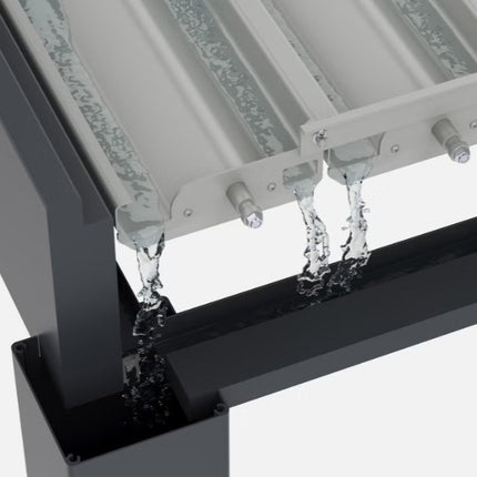 Paragon Lugano Louvered Aluminum Pergola 10X12