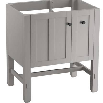 KOHLER Tresham 30 inch Mohair Grey Vanity without Top,  K-5289-1WT