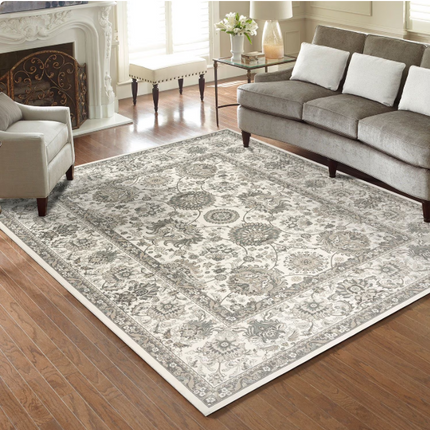 Gertmenian Majestic Astor Traditional Persian Area Rug:- Astor Ivory, 9'x13'