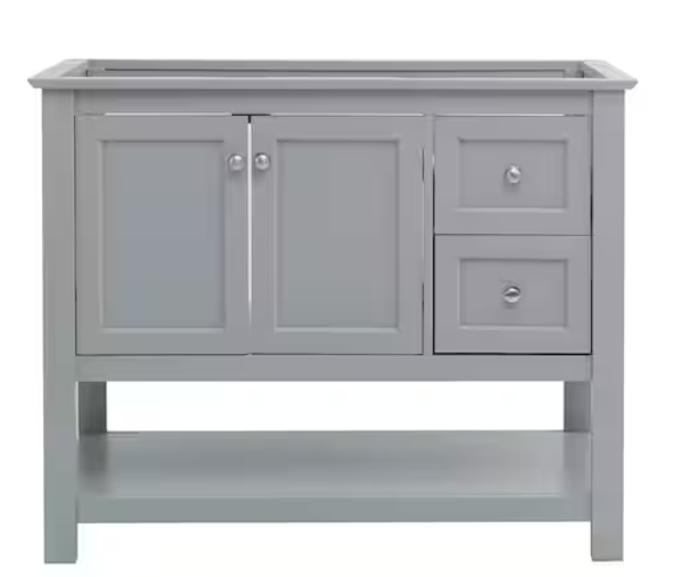 (E) Manchester 42" Gray Traditional Bathroom Vanity