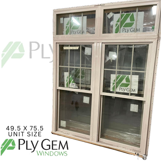 Ply Gem Window 49.5 X 75.5 Unit size