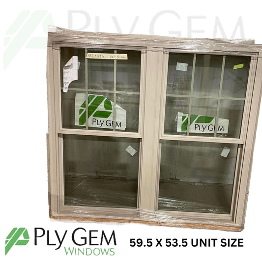 Ply Gem Window 59.5 X 53.5 Unit Size