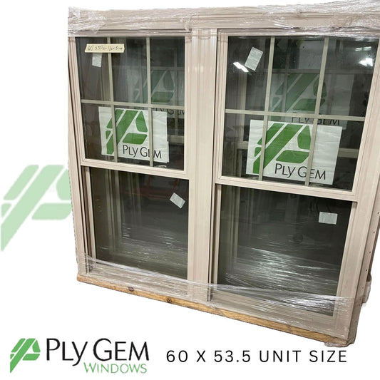 Ply Gem Window 60 X 53.5 Unit size