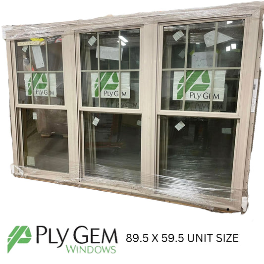 Ply Gem Window 89.5 X 59.5 Unit Size