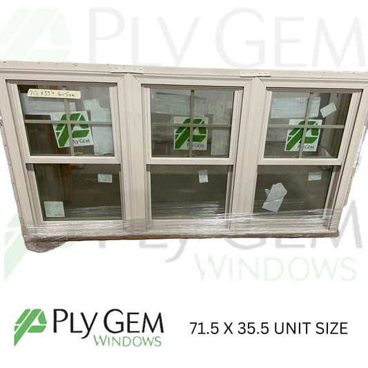 Ply Gem Window 71.5 X 35.5 Unit Size