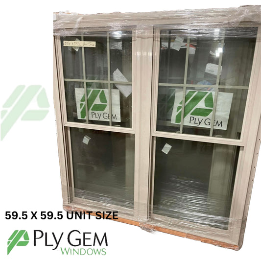 Ply Gem Window 59.5 X 59.5 Unit Size
