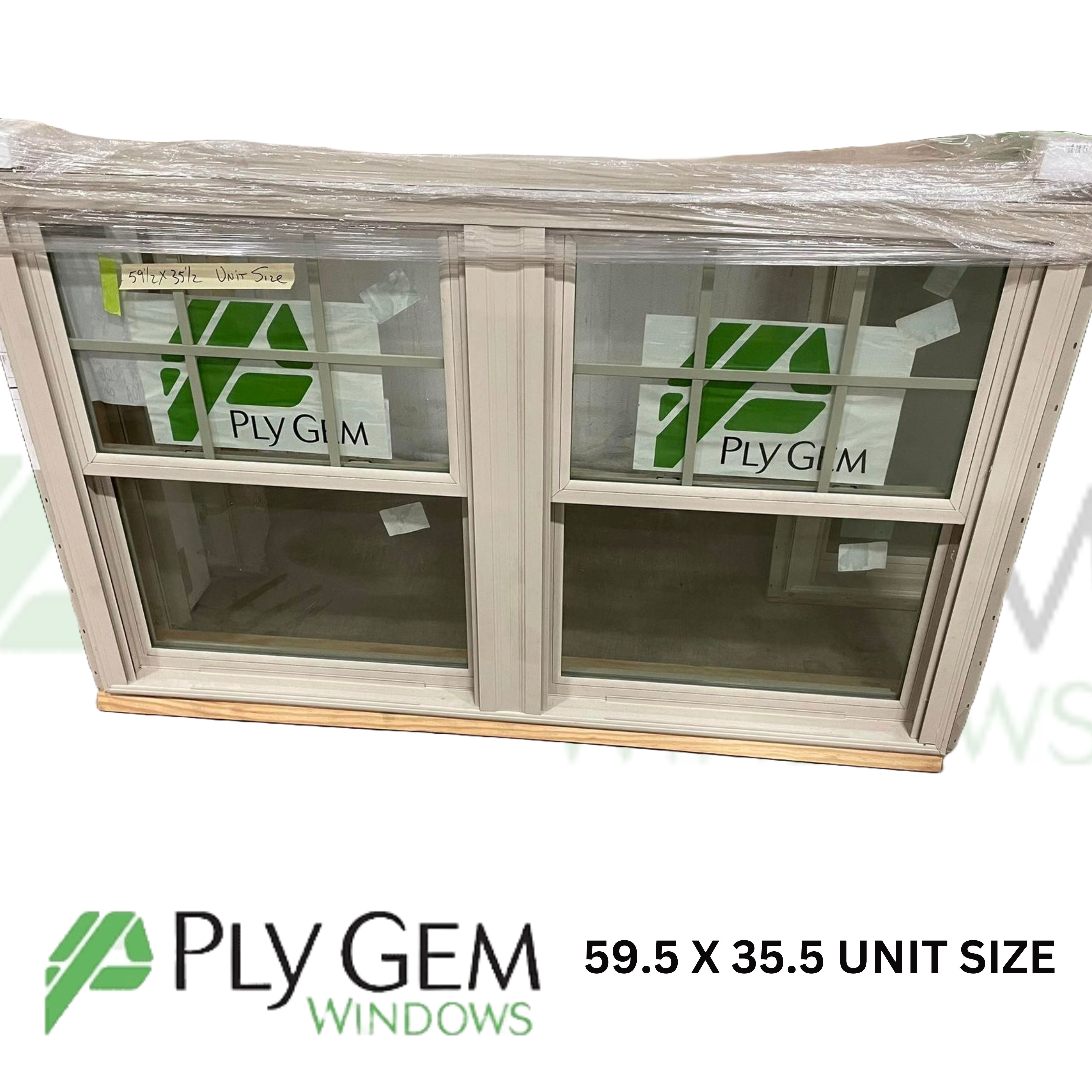 Ply Gem Window 59 5 X 35 5 Unit Size Hartland Liquidation   Win 259 