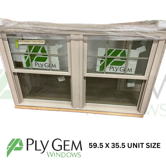 Ply Gem Window 59.5 X 35.5 Unit Size