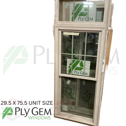 Ply Gem Window 29.5 X 75.5 Unit Size