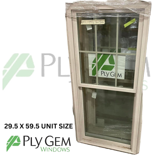 Ply Gem Window 29.5 X 59.5 Unit Size