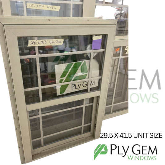 Ply Gem Window 29.5 X 41.5 Unit Size