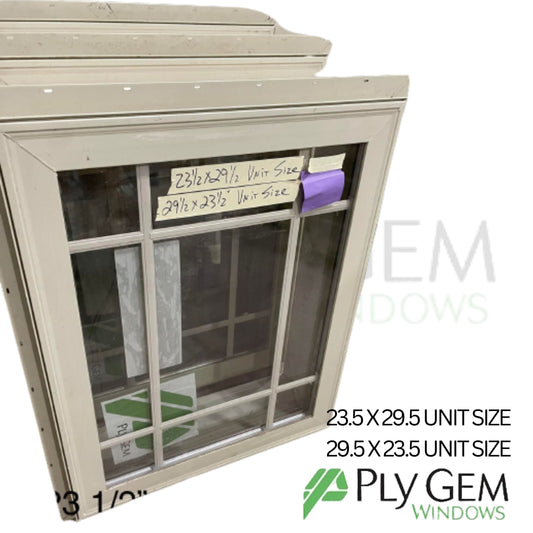 Ply Gem Window 23.5 X 29.5 / 29.5 X 23.5 Unit Size