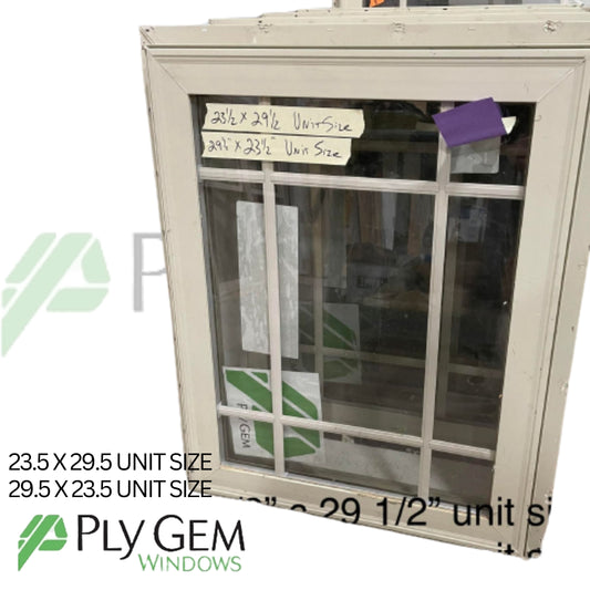 Ply Gem Window 23.5 X 29.5 / 29.5 X 23.5 Unit Size