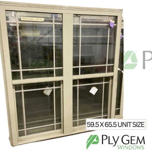 Ply Gem Window 59.5 X 65.5 Unit Size