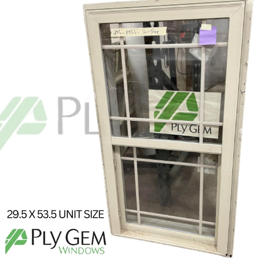 Ply Gem Window 29.5 X 53.5 Unit Size