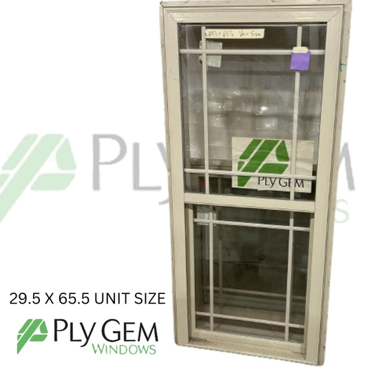 Ply Gem Window 29.5 X 65.5 Unit Size