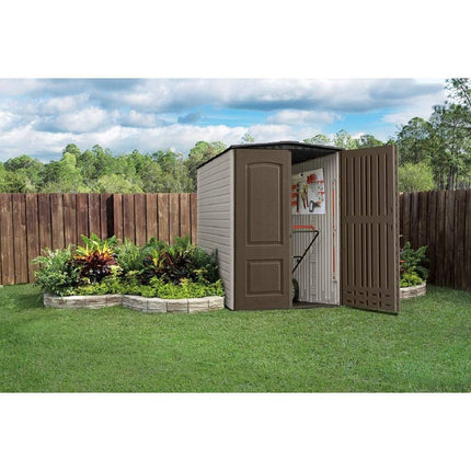 Rubbermaid Big Max 6 ft. 3 in. x 4 ft. 8 in. Resin Storage Shed (1967672)