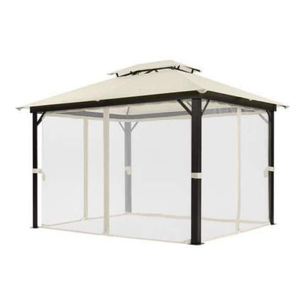 Hampton Bay Spencer Hill 10 ft. L x 12 ft. L Steel Gazebo