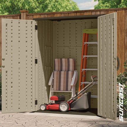 Suncast 2 ft. 8 in. x 4 ft. 5 in. x 6 ft. Large Vertical Storage Shed, BMS5700