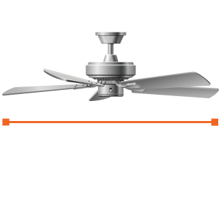 Hampton Bay Madison 52 in. Indoor Brushed Nickel Ceiling Fan with Adjustable White Integrated LED with Remote Included