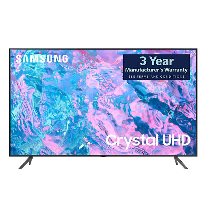 SAMSUNG 43" Class CU7000-Series Crystal UHD 4K Smart TV with HDR - UN43CU7000DXZA