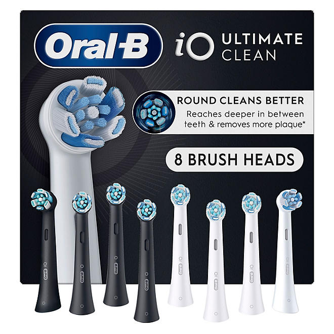 Oral-B iO Series Electric Toothbrush Replacement Brush Heads, Ultimate Clean, 8 ct.