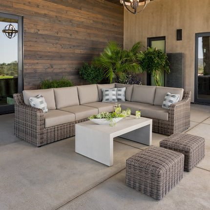 SunVilla Kent 7-Piece Modular Outdoor Patio Sectional Set