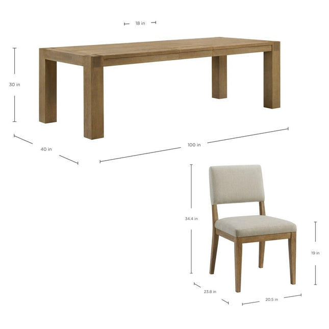 COWEN 7PC DINING SET - Alternate Angle