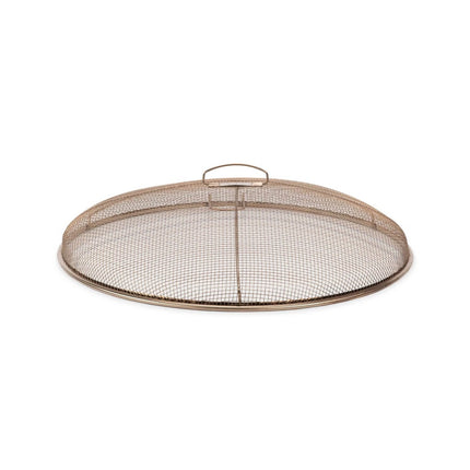 TIKI Brand 18-Inch Fire Pit Screen for Huddle Fire Pit - Stainless Steel Spark Screen