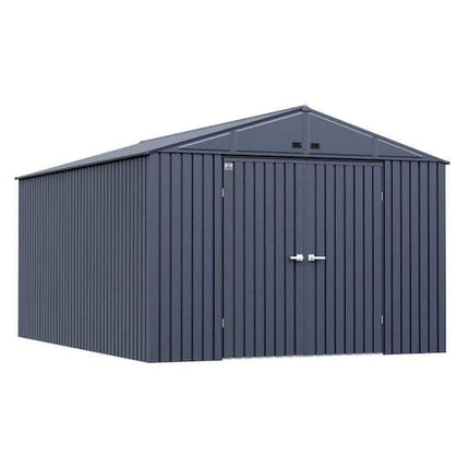 Arrow Elite Storage Shed 14 ft. W x 10 ft. D x 8 ft. H Metal Shed 140 sq. ft.
