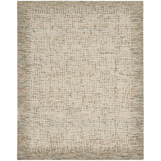 7 ft. 9 in. x 9 ft. 9 in. - Nourison Colorado Wool Rugs, Boulder - Ivory