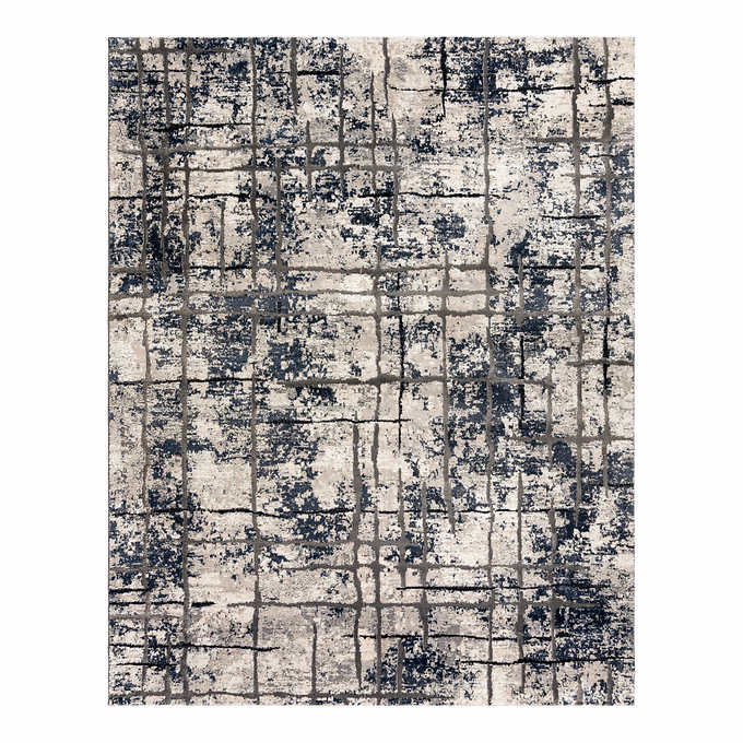 7 ft. 10 in. x 10 ft. - Karma Rug Collection, Keon Blue