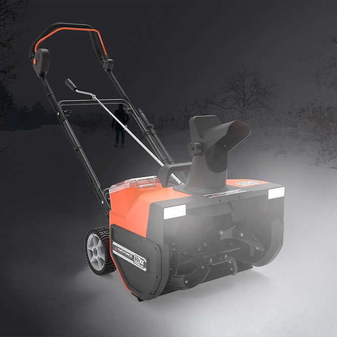Yardforce 60v 22" Snow Thrower with 4.0Ah Battery and Rapid Charger
