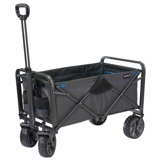 38.6'' x 21.7'' x 25.4'' - Mac Sports XL Folding Wagon with Brakes