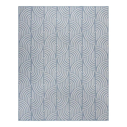 Regent Area Rug Collection, Mika Blue - 8 ft. 8 in. x 13 ft.