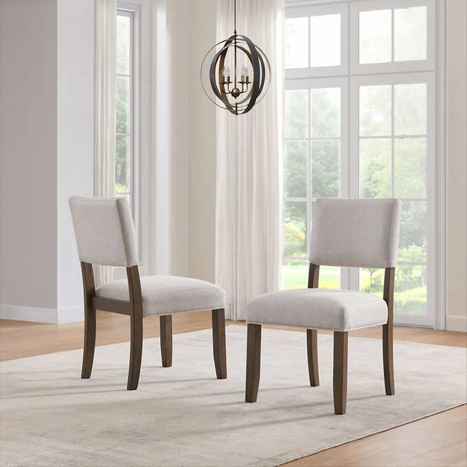 19.5" L x 24.5" W x 35.2" H - Thomasville LaSalle Dining Chair, 2-pack