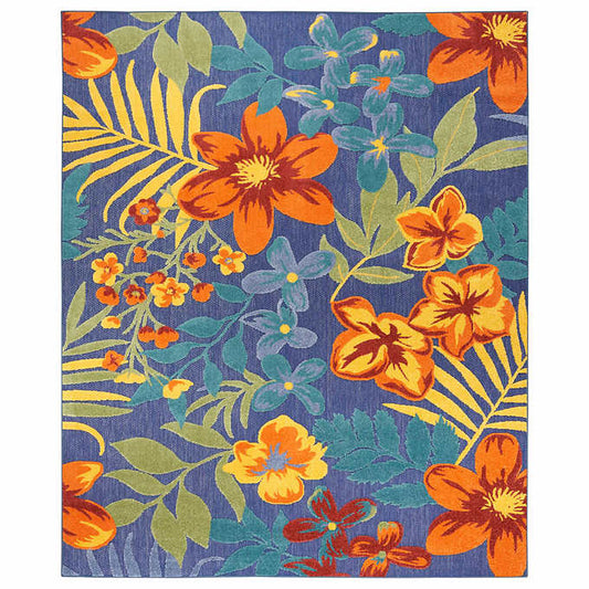 Nourison Veranda Indoor/Outdoor Area Rug, Bora - 5 ft. 3 in. x 7 ft. 3 in.