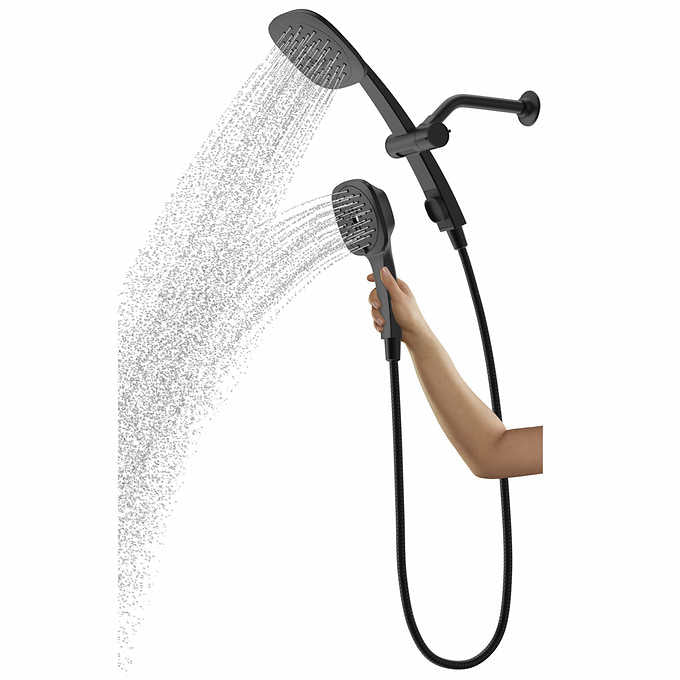 Kohler Adjuste 3-in-1 Multifunction Shower Kit Shower Head - Matte Bla ...