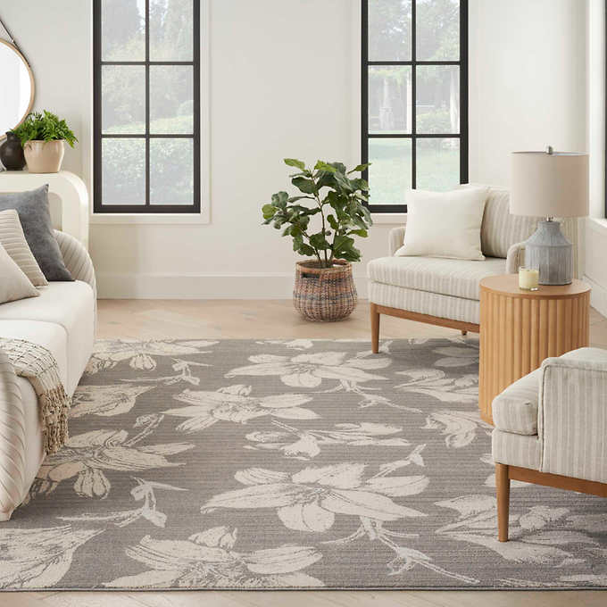 5 ft. 3 in. x 7 ft. 3 in Reclaimed Rug Collection Floral