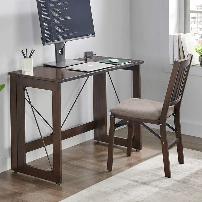 Stakmore Pre-Assembled Wood Folding Desk