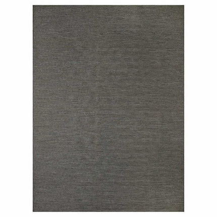 Mineral Springs Outdoor Area Rug Nantucket, Dark Gray - 7 ft. 3 in. x 10 ft.