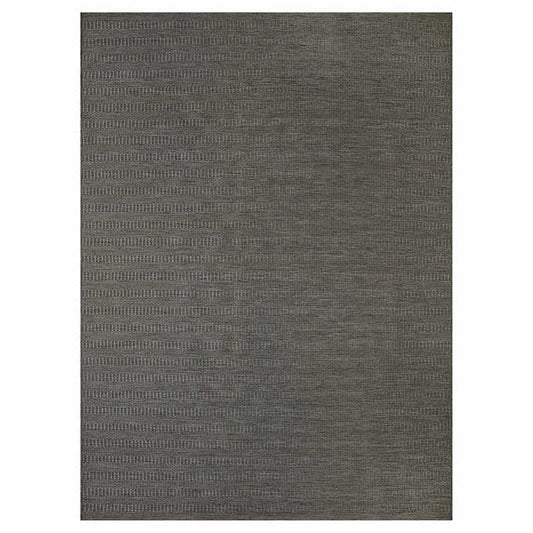 Mineral Springs Outdoor Area Rug Nantucket, Dark Gray - 7 ft. 3 in. x 10 ft.