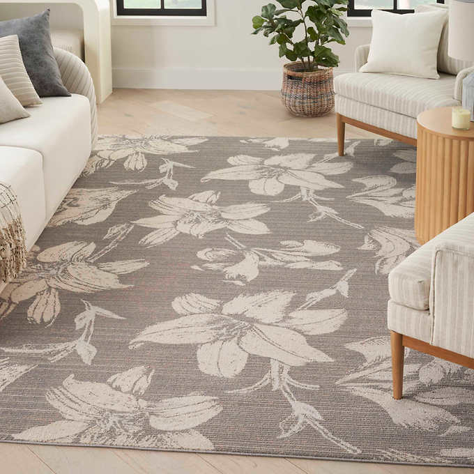 5 ft. 3 in. x 7 ft. 3 in Reclaimed Rug Collection Floral