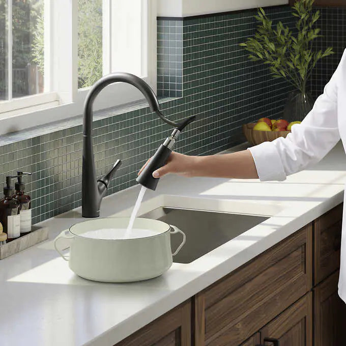 Kohler Bevin Pull-Down Kitchen Faucet - Matte Black