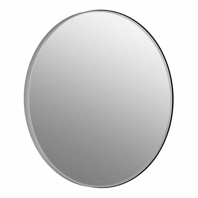 Kohler Orime 28" Round Framed Mirror - Chrome