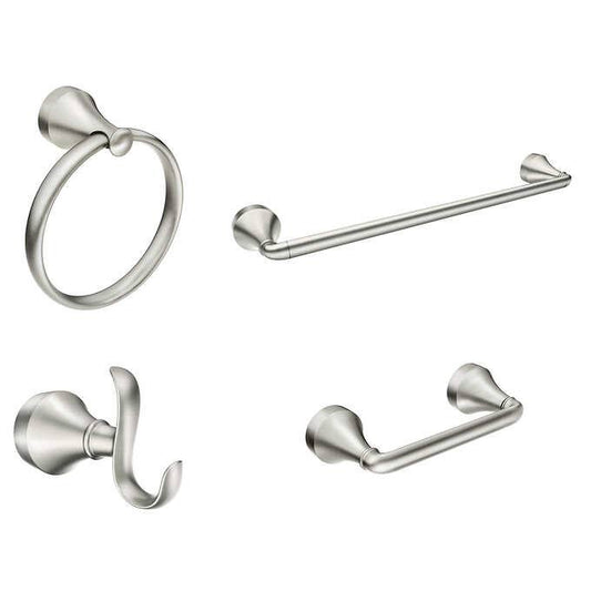 Moen Wellton 4-piece Bath Hardware Set