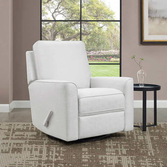 True Innovations Paxley Fabric Swivel Glider Recliner 38 in. x 34 in. x 39.5 in.